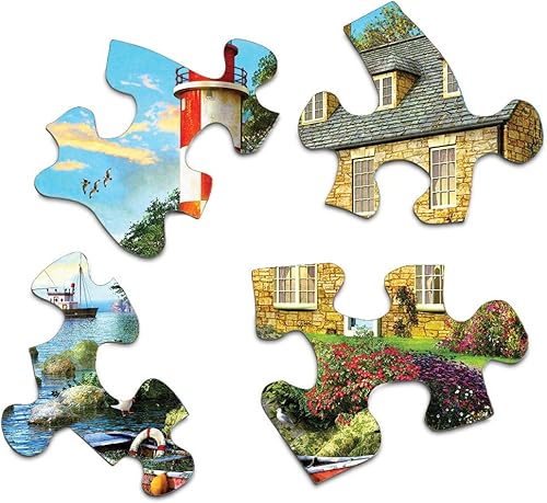Miniatura 3 de Springbok 's Rompecabezas de 1000 piezas The Cottage Lighthouse - Hecho en Estados Unidos