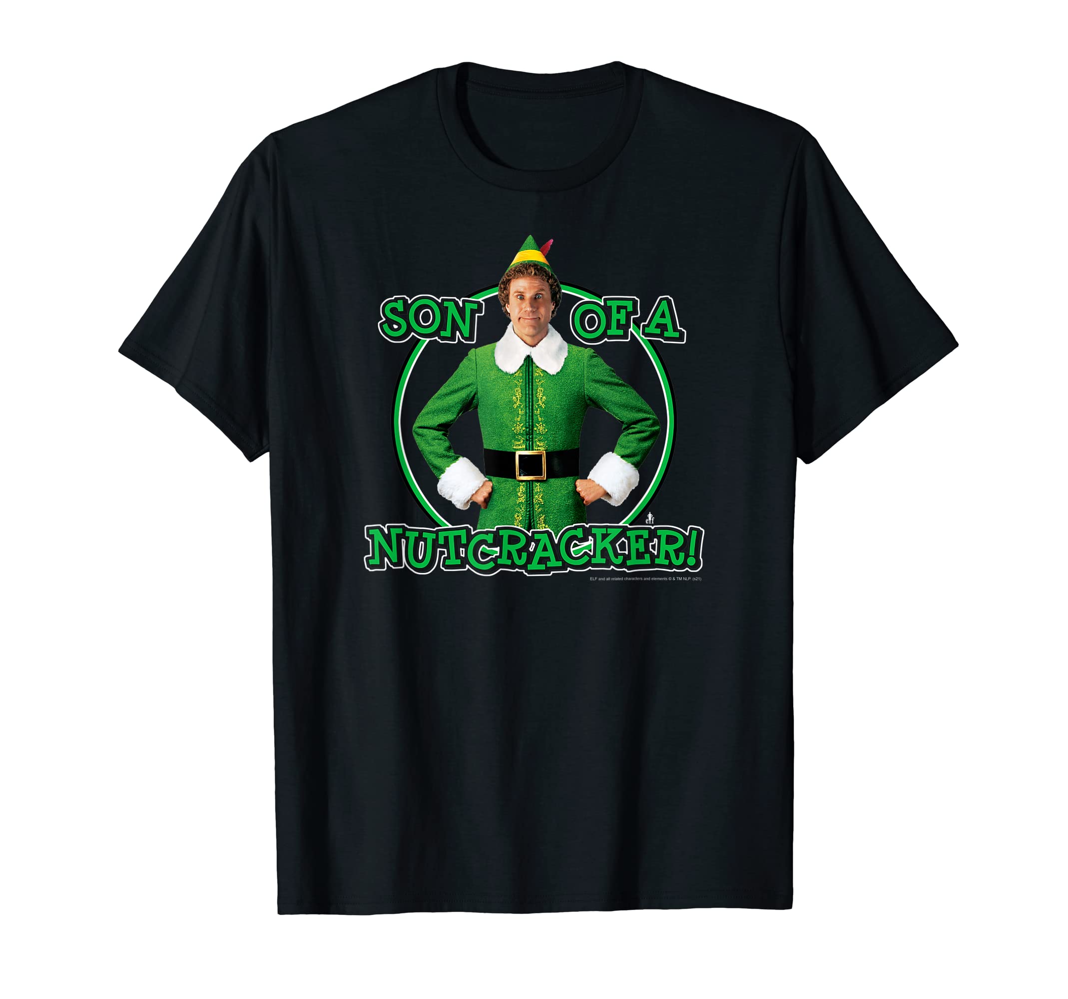 ElfCircle Buddy Son of a Nutcracker Funny Christmas T-ShirtOEKO-TEX STANDARD 100