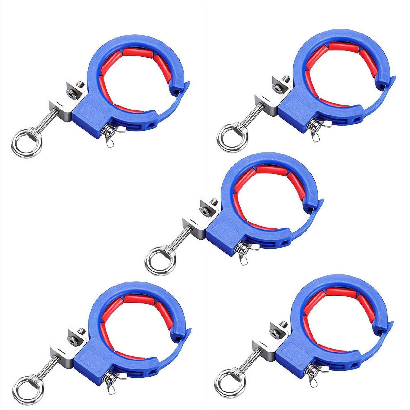 Rullo per posa di cavi resistente, strumento per tirare fili con puleggia per costruzioni elettriche, facile da usare in loco progetti fai da te (5 pezzi)