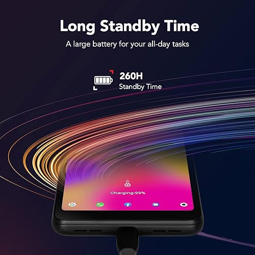 Miniatura 6 de TCL A30 - Teléfono inteligente desbloqueado con pantalla HD+ de 5.5", cámara trasera de 8 MP, 32GB+3GB RAM, batería de 3000mAh, Android 11, Negro