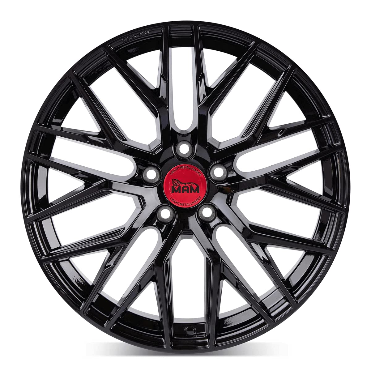 MAM RS4 7.5JX17 5/114.3 ET45 72.6 BLACK PAINTED Alufelge