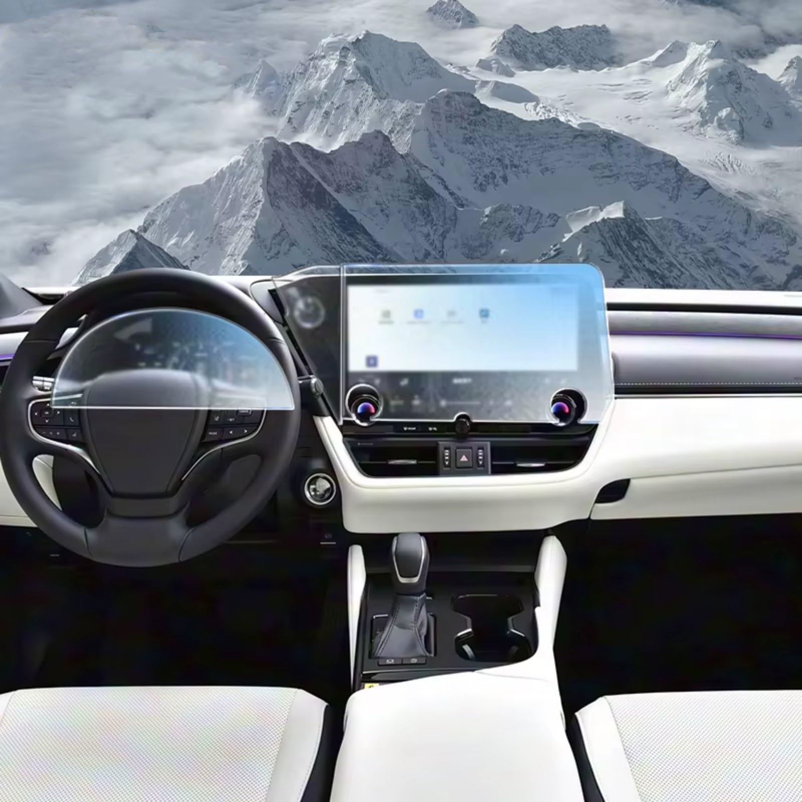 Kompatibel Mit Lexus Für ES 350 Für 300 Für H 2025, Auto-GPS-Displayschutz, Konsole, GPS-Navigationsbildschirm, Kratzfest, HD-klar Displayschutzfolie(Style B)