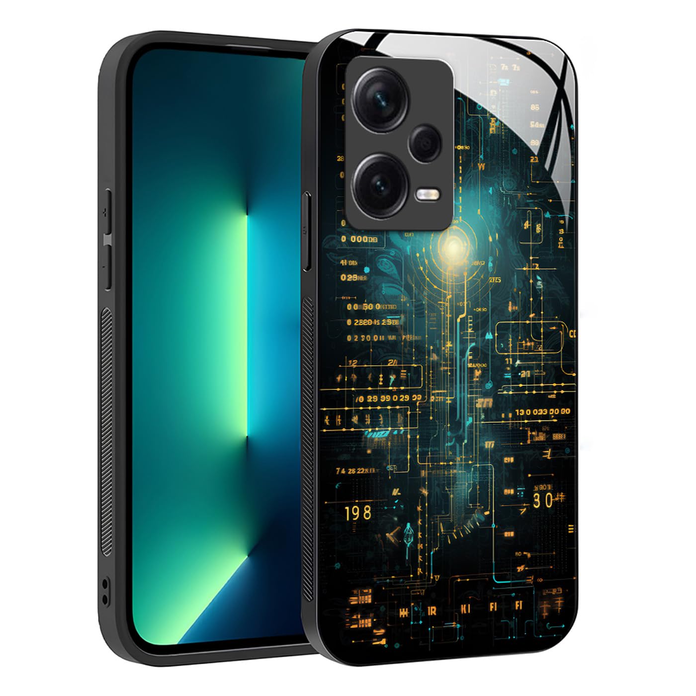 POUHYE Cover per Xiaomi Redmi Note 12 Pro Plus 5G / Note 12 Pro+ 5G Custodia, Sottile Morbido Silicone Cover Protezione Fotocamera, Antiurto