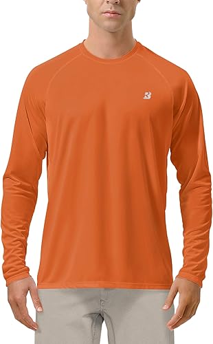 Vista 18 de Roadbox - Camisetas de protección FPU 50+ para hombre, de manga larga, para correr, exteriores, senderismo, natación, pesca Paquete de 2 - Gris