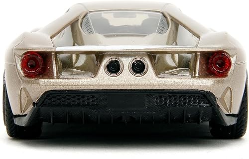 Miniatura 4 de Jada Pink Slips 132 W1 2017 Ford GT - Coche fundido a presión, juguetes para niños y adultos (oro metálico)