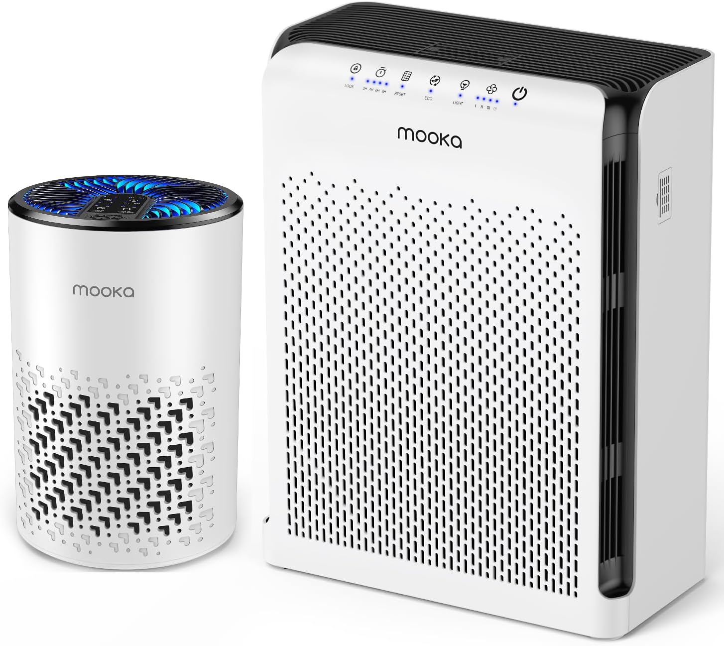 M200L Air Purifiers for Home Large Room 2200ft² + KJ067L Air Purifiers for Bedroom