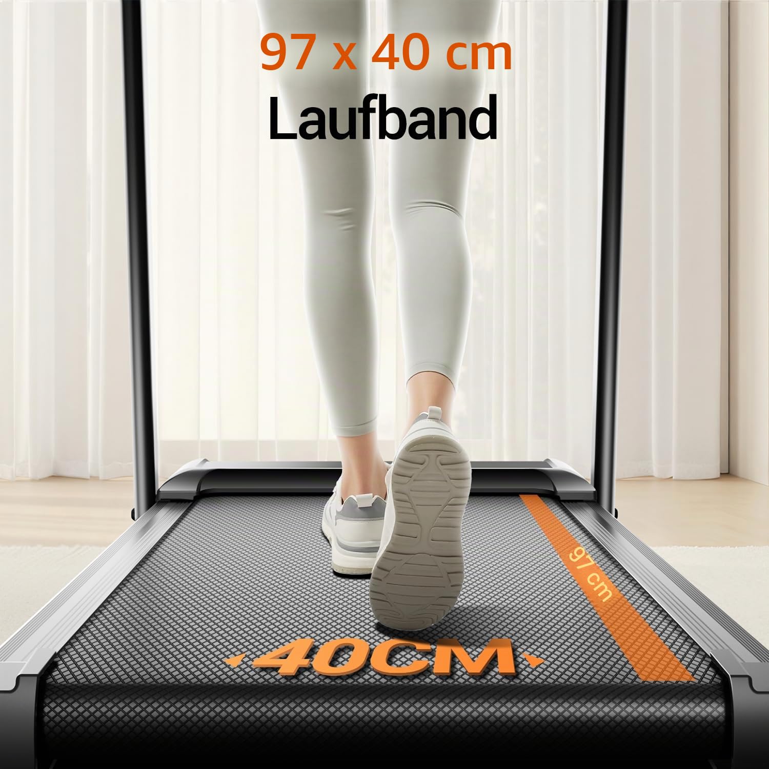 CURSOR Tapis Roulant Salvaspazio con Inclinazione 15%, Tapis Roulant Elettrico 12KM/H, Tapirulan Pieghevole da Casa con Motore da 3.0 HP e Display LED, Carico Massimo 136KG