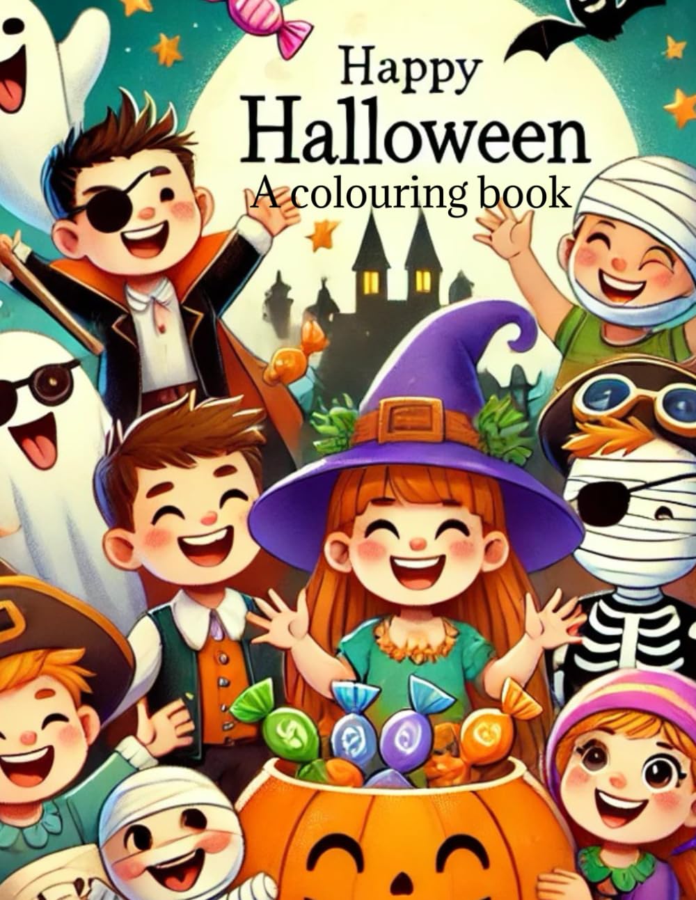 Happy Halloween: A colouring book (Happy Colouring Books)
