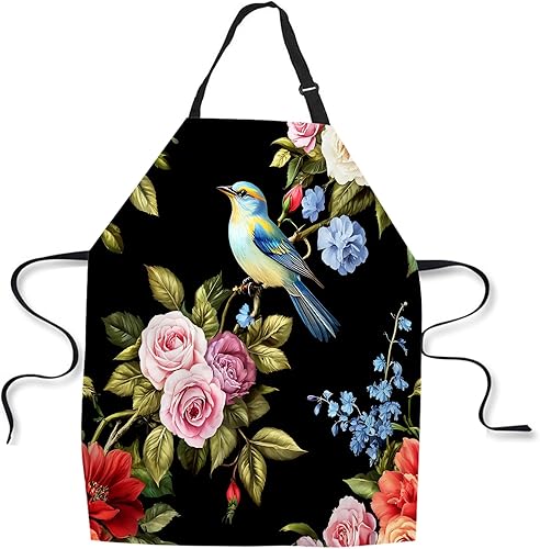 Miniatura 10 de Delantal de cocina vintage de béisbol con bandera estadounidense, delantal de chef casero, impermeable, para mujeres y hombres, 31 x 27 pulgadas