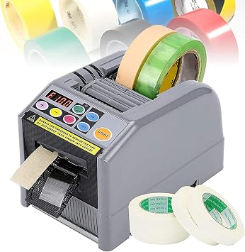 Auto Tape Dispenser, Electric Tape Cutting Machine with 999mm Maximum Cutting Length Tape Adhesive Cutter for Many Kinds Tape Cutting