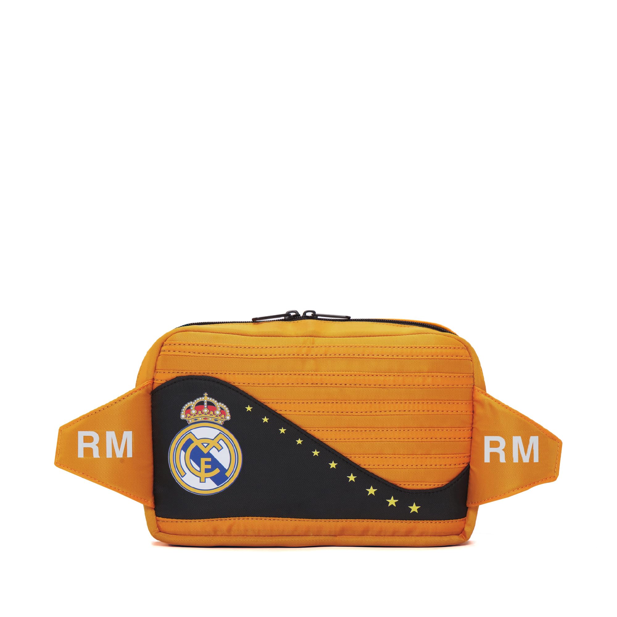 | REAL MADRID -RM Signature Sling Bag | Premium Water-Resistant Crossbody & Waist Pouch with Quick-Access Back Pocket, Interior Organizer & Adjustable Strap | For Men & Women |Orange-image-34
