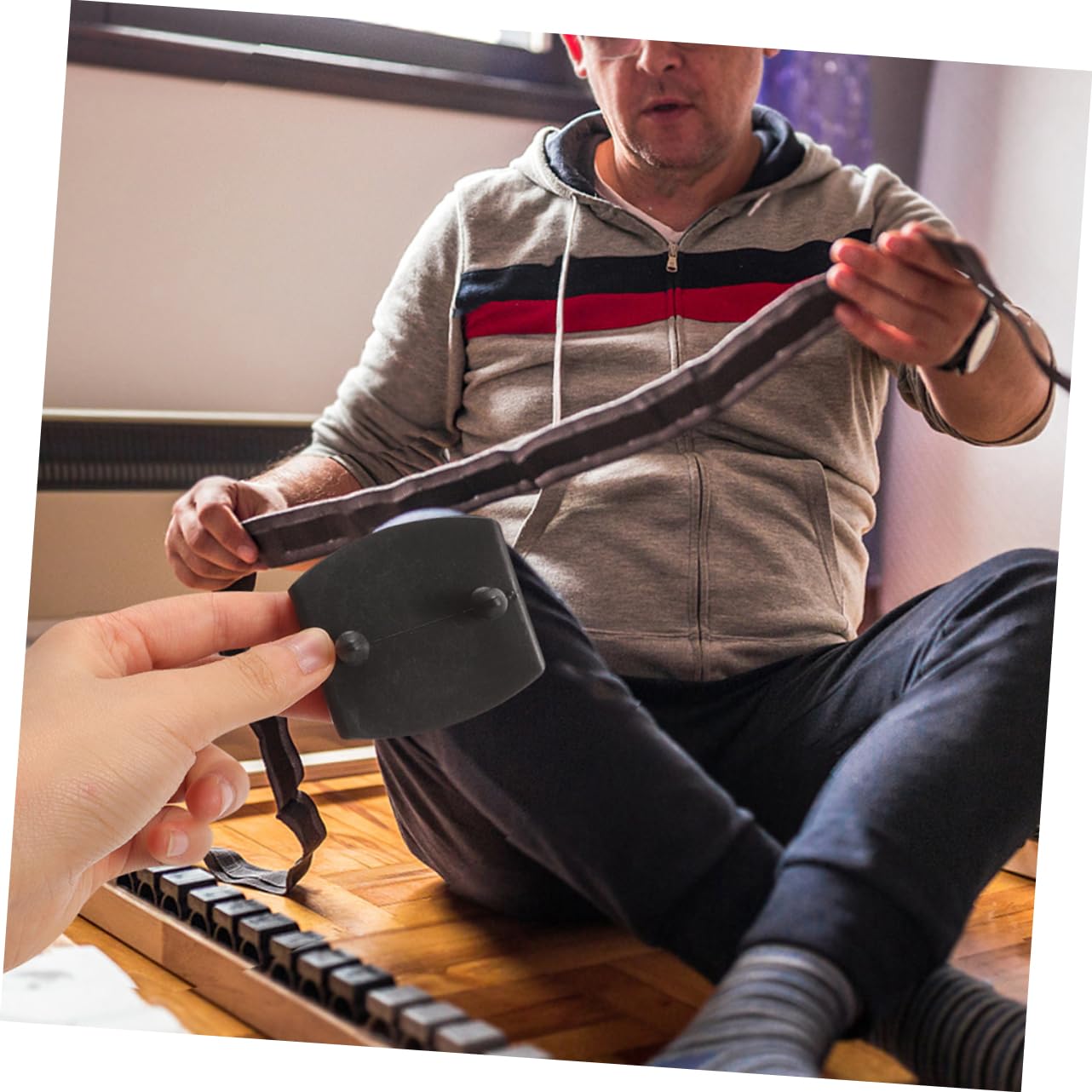 GAROZATION 1set Plastic Bed End Caps Holders - Furniture Connectors for Bed Frames Easy Installation Support and More