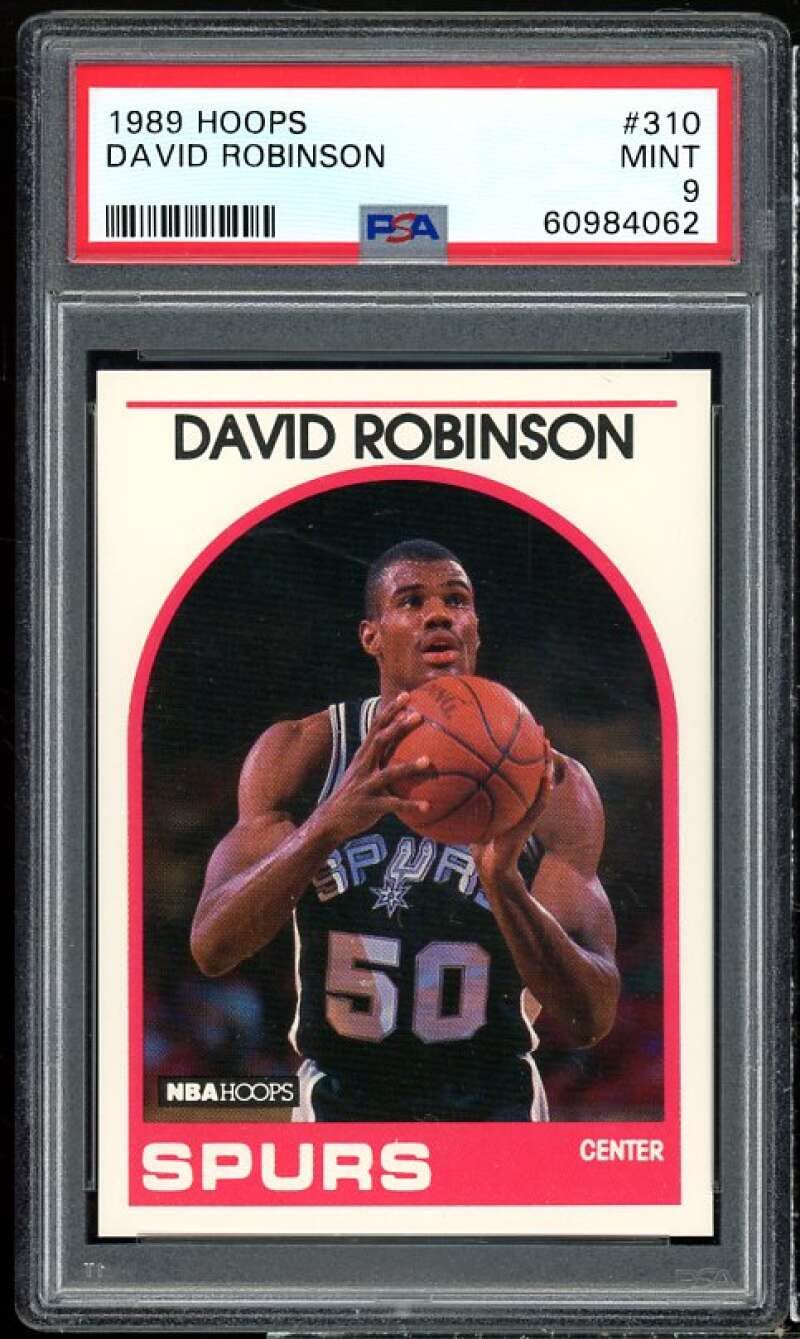Amazon.com: David Robinson Rookie Card 1989-90 Hoops #310 PSA 9 