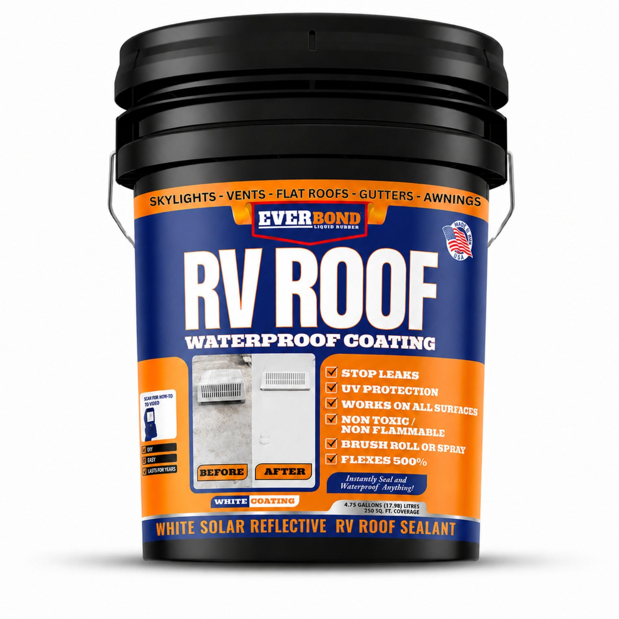 Everbond Liquid Rubber RV Roof Coating