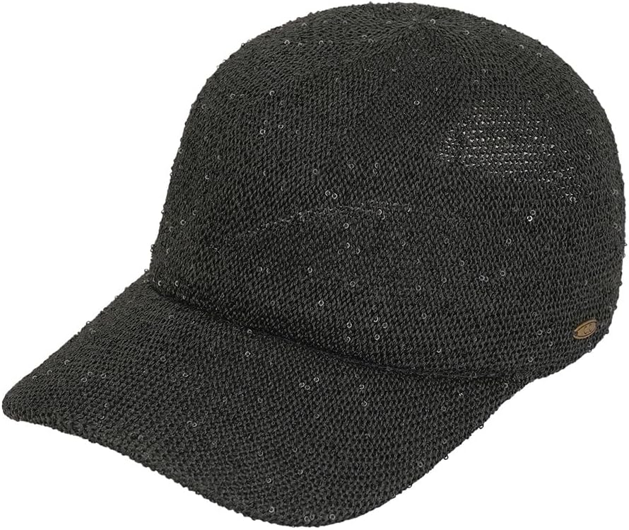 C.C Sequin Baseball Cap Sparkly Glitter Hat for Women, Adjustable Back, Lightweight, Fashion Glitter Cap