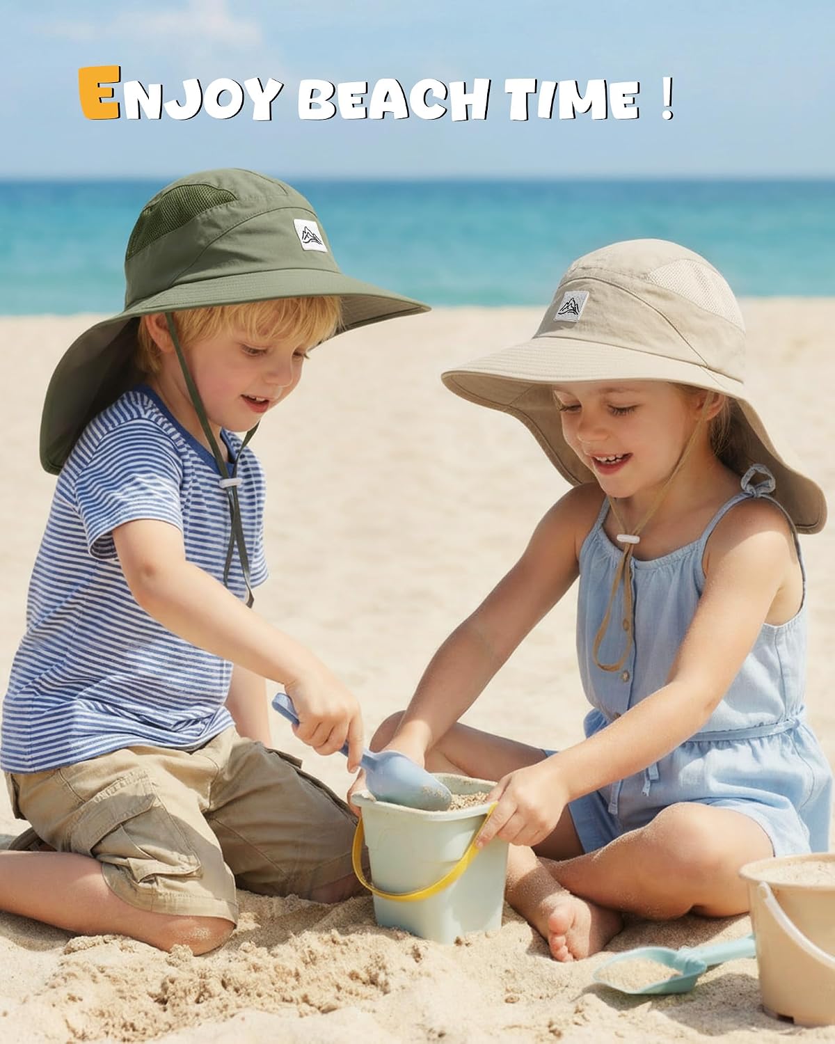 Toddler Sun Hat Kids Sun Protection for Baby Boys Girls Beach Fishing Hats