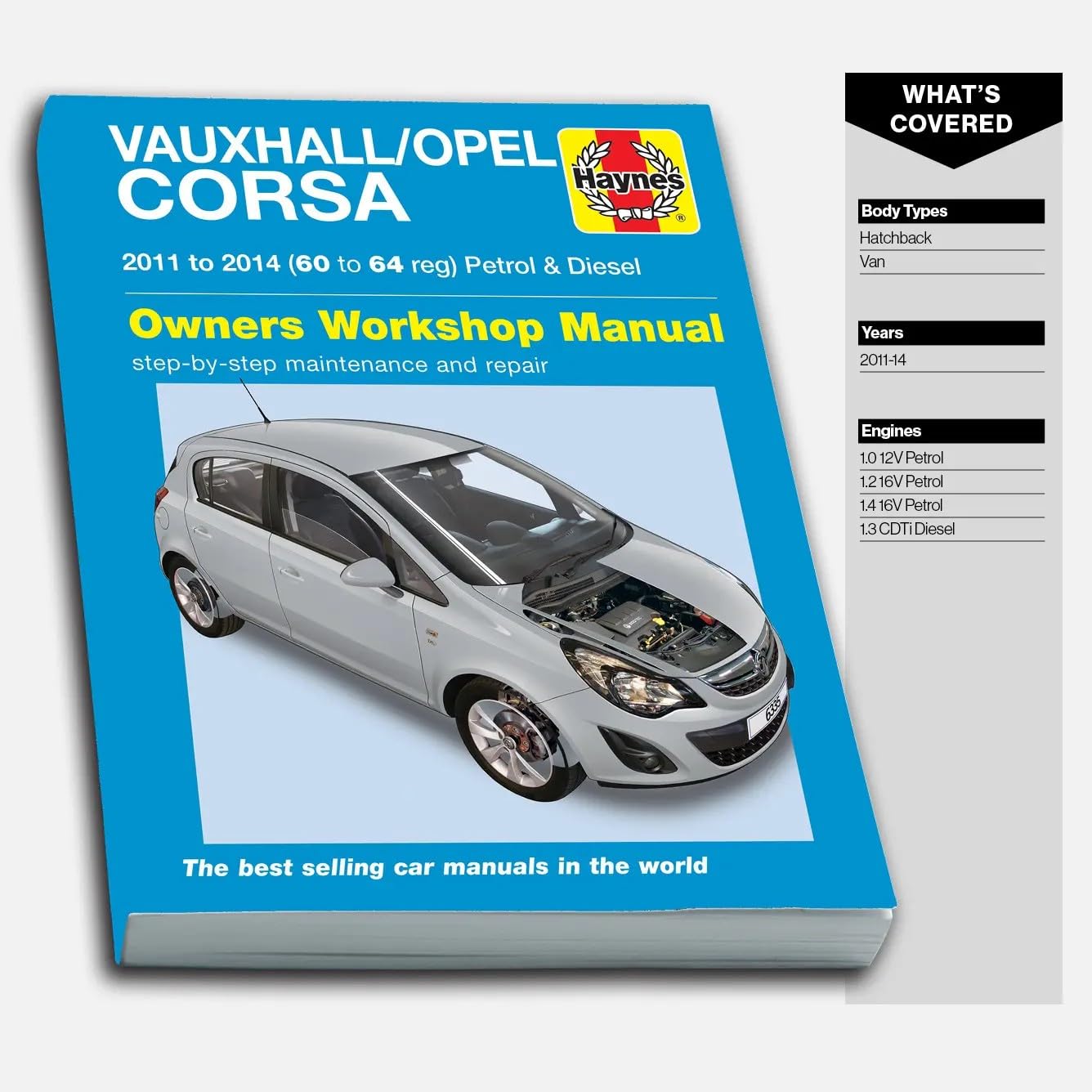 Vauxhall/Opel Corsa petrol & diesel (11-14) 60 to 64 Haynes Repair Manual