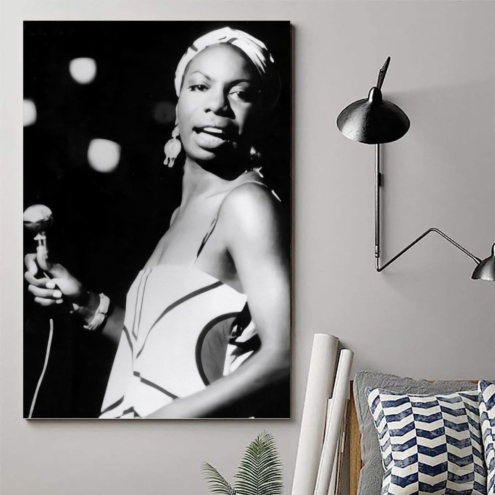 Maplecaroov Poster Décoratif Sur Toile De Nina Simone (5) - Décoration