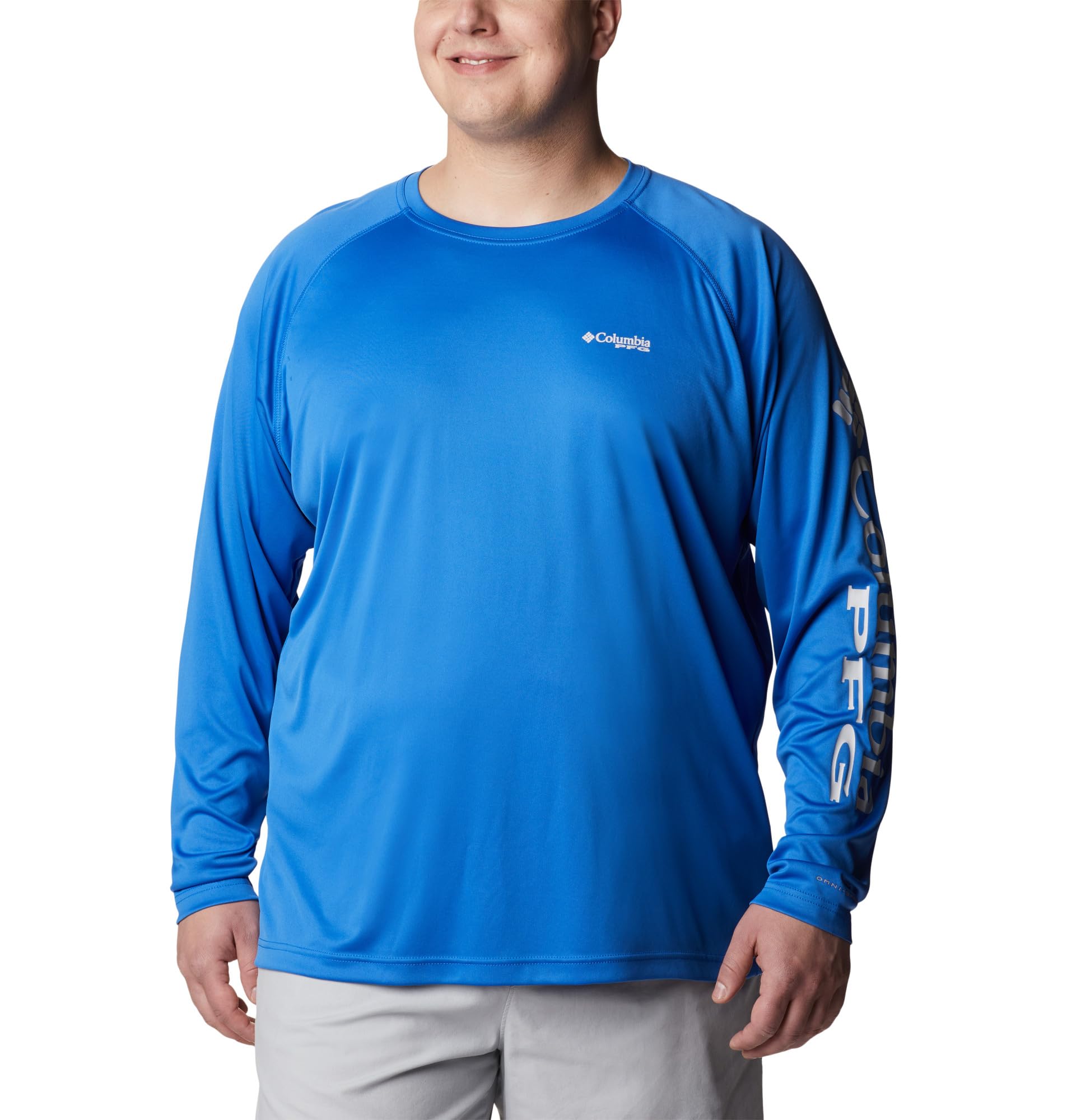 Columbia Męska koszulka z długim rękawem PFG Terminal Tackle™ - duże koszulki sportowe (1 opakowanie)