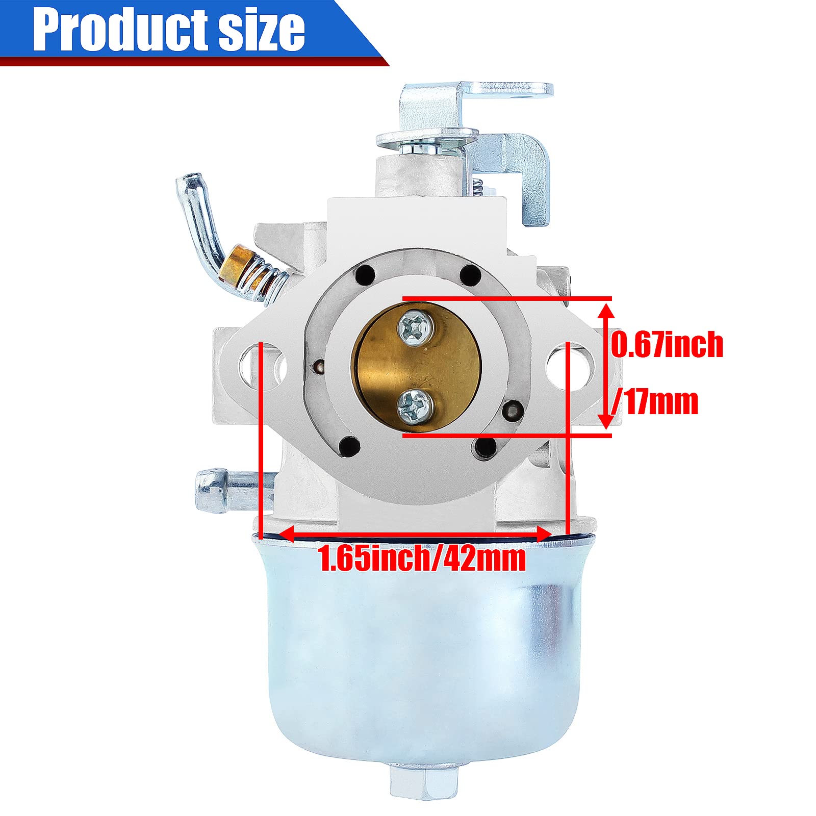 Yingshop Carburetor Toro CCR2000 CCR3000 38130 38185 38185C 38186 38430 38431 38435 38436 38180 38180C 38181 95-7935 81-4690 81-0420 20746C Mikuni 13200-906B0 Suzuki 957935 814690 Snow Blower Thrower - Image 3