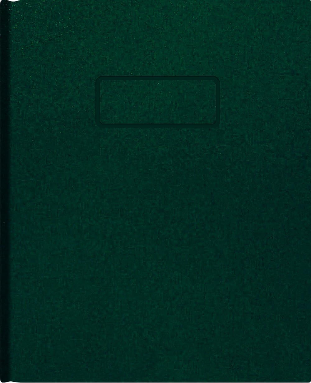 Blueline Business Notebook, Green, 9.25" x 7.25", 192