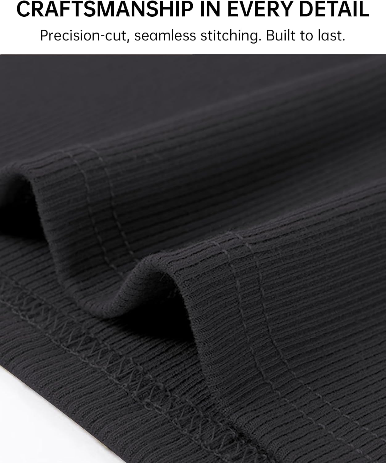 QUALFORT Women's Long Sleeve Shirts Ribbed Knit Tops Slim Fit Crewneck Basic Tee 2026 Casual T-Shirt Going Out Fall Outfits - Image 7