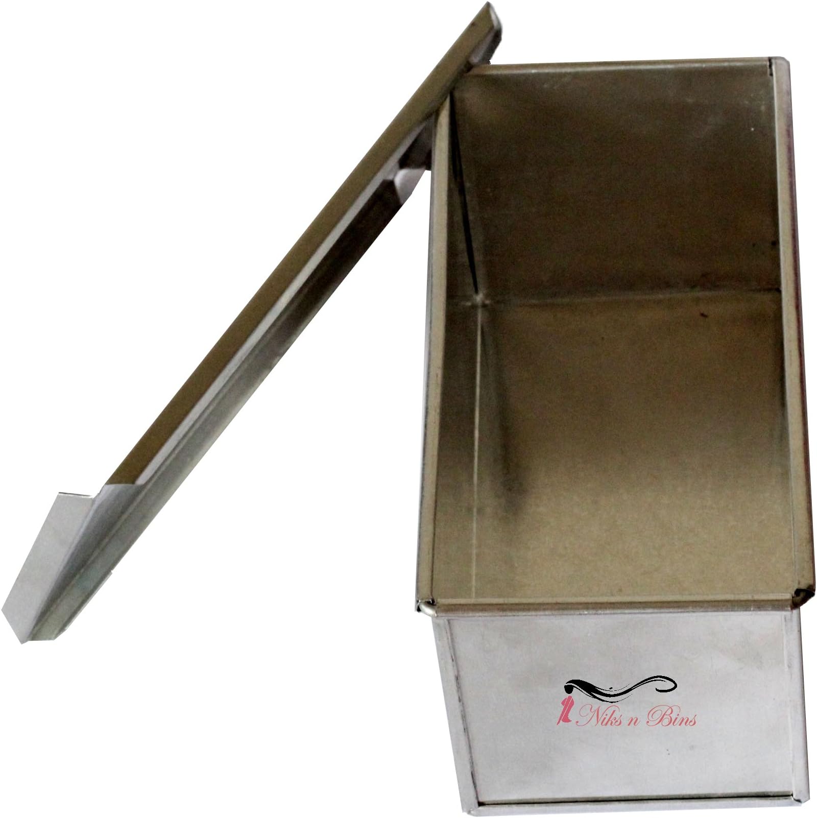 Niks N Bins 8" Aluminium Rectangular Loaf Or Square Bread Cake Mold