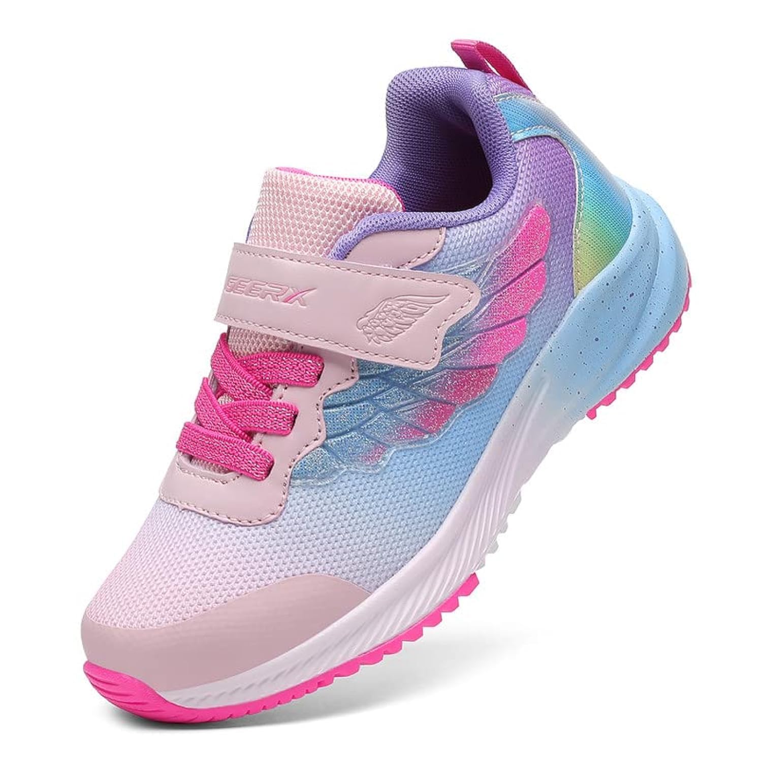 GEERX Joy Kids Sneakers Girls Toddler Little Kid Athletic Lightweight Running Training Tennis Shoes