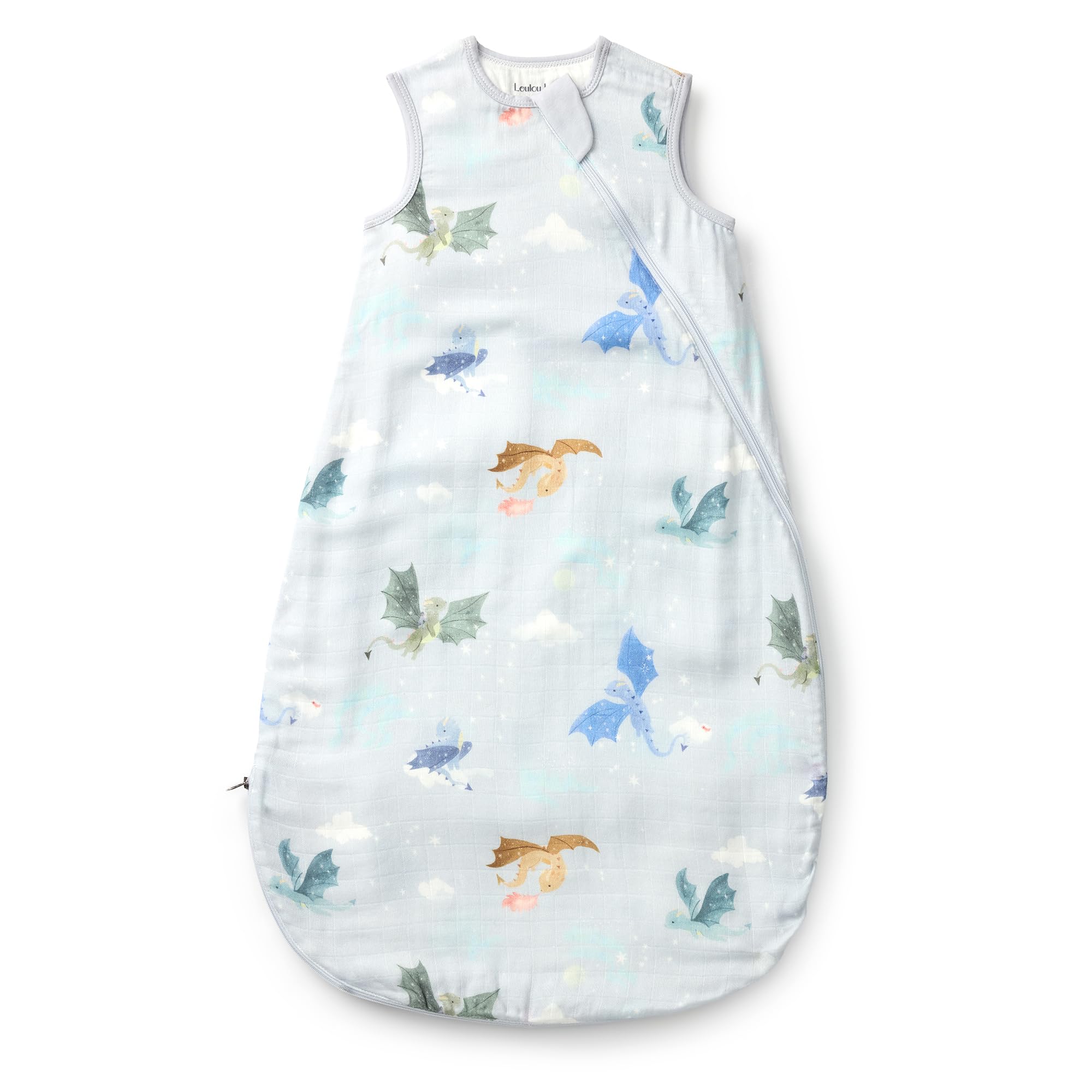 Loulou Lollipop Big Dream Summer Muslin Baby Sleep Sack 0.5 TOG