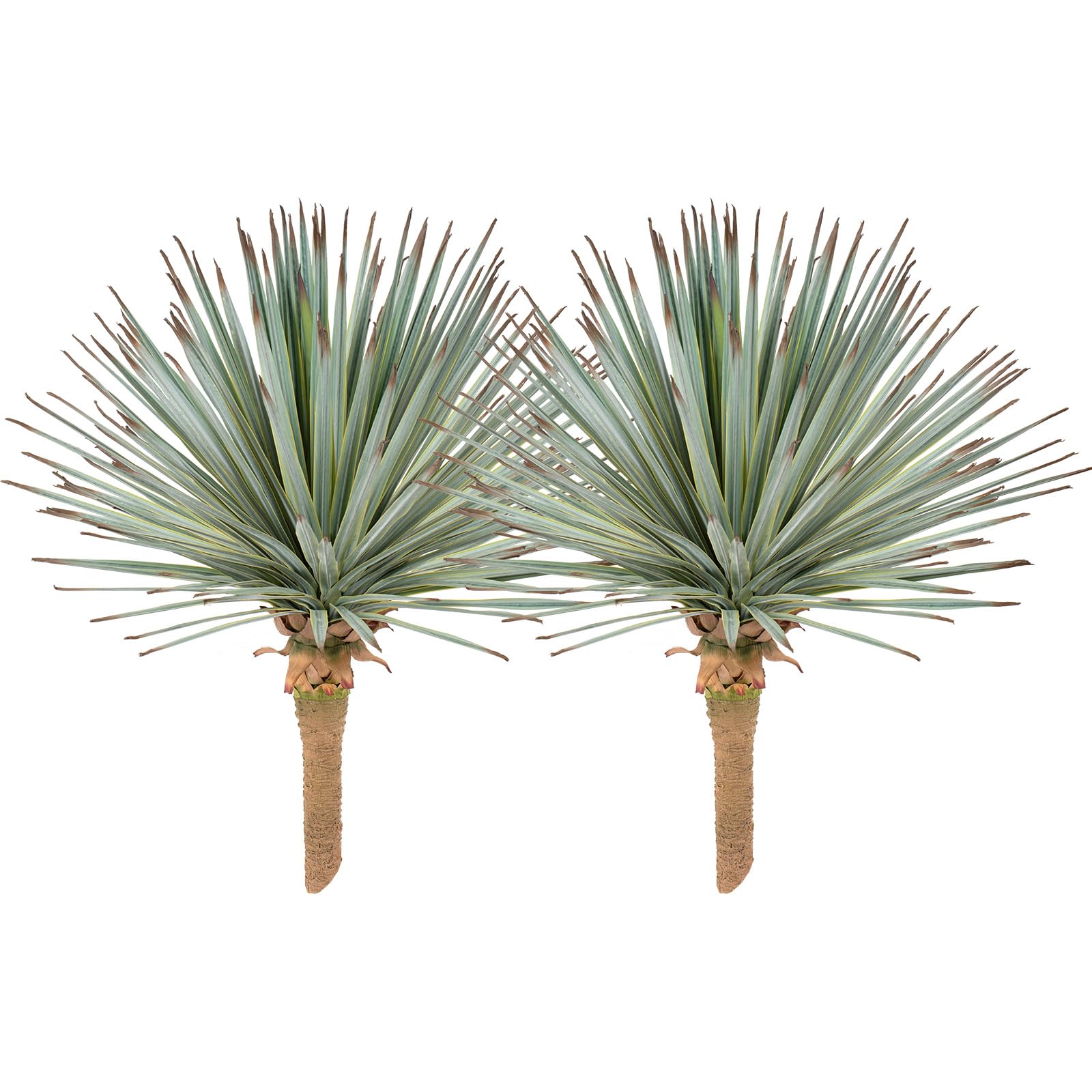 Photo 1 of ARTSLEAFY 1.8ft Artificial Agave Plant 1.8ft Artificial Agave Outdoor Set with 180 Leaves, 21.25inch Faux Outdoor Plants Large Fake Agave Plant, UV Resistant Large Faux Plants for Indoor (2 Packs)