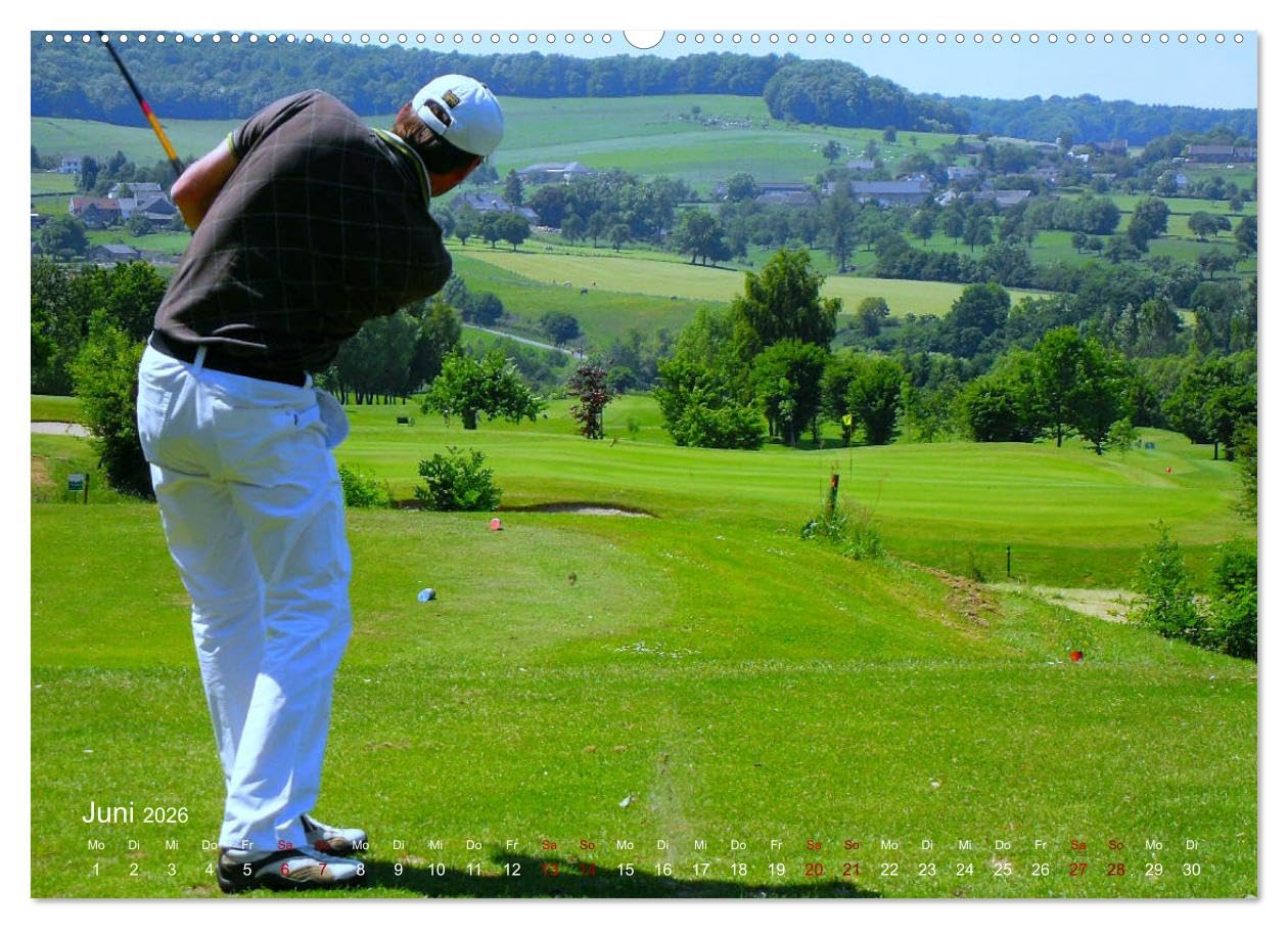 Passion Golf (Wandkalender 2026 DIN A2 quer), CALVENDO Monatskalender: Stimmungsvolle Impressionen aus der Welt des Golfsports (CALVENDO Sport)