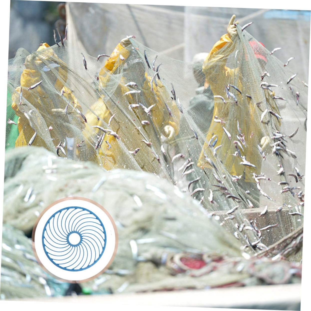 BESPORTBLE 2pezzi Disco da Lancio per Retino da Pesca di Dischi per Lanciare Reti Circolari Accessori per Pesca in Acqua Salata e Rilascio di Retini