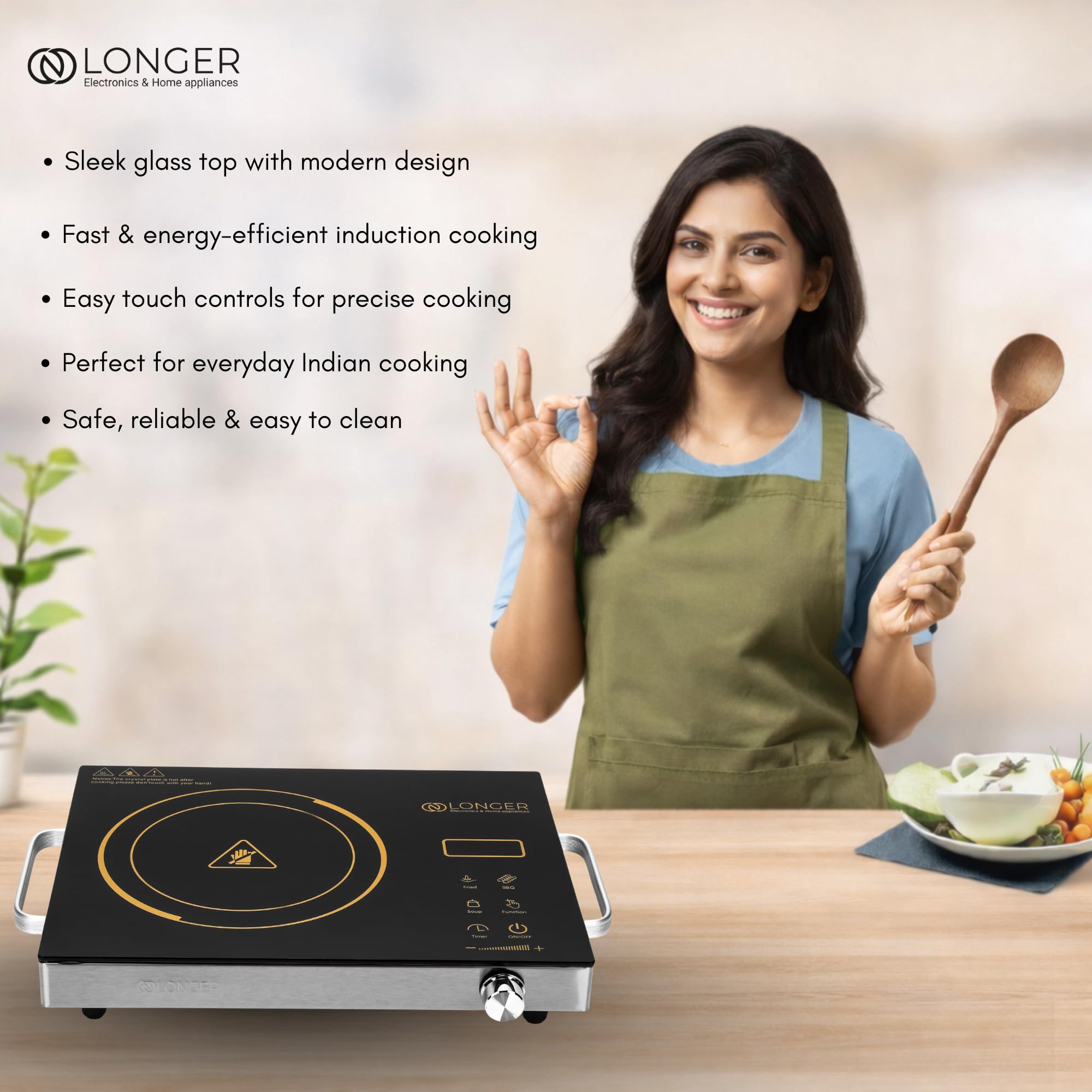 Longer 2500W Infrared Cooktop with Grill – Buy Now! -7 Longer 2500W Infrared Cooktop with Grill – Buy Now! -7