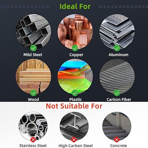 Miniatura 7 de Juego de 230 brocas de torsión con revestimiento de titanio, tamaño de brocas métricas de 0.0 a 0.5 pulgadas para carpintería, perforación de