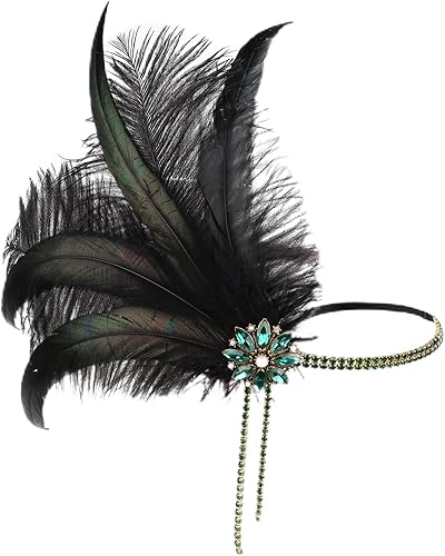 Flapper Headband 1920s Accessory Roaring 1920s Headpieces Great Gatsby Headpiece