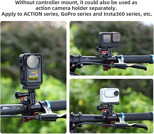 Miniatura 7 de Barra de soporte para bicicleta Soporte de bicicleta compatible con DJI RC 2 Controlador Soporte de bicicleta Adaptador de clip de abrazadera de