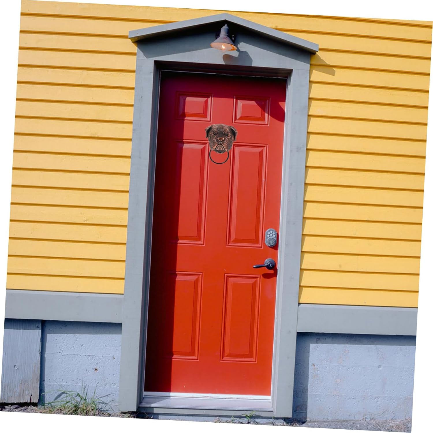 Dog Head Door Knocker Dog Head Door Handle Door Handle Door Pull Ring Wooden Door Decoration Door Pull Handle Front Door Decor Door Knocker Brushed Nickel Gold Door Pull