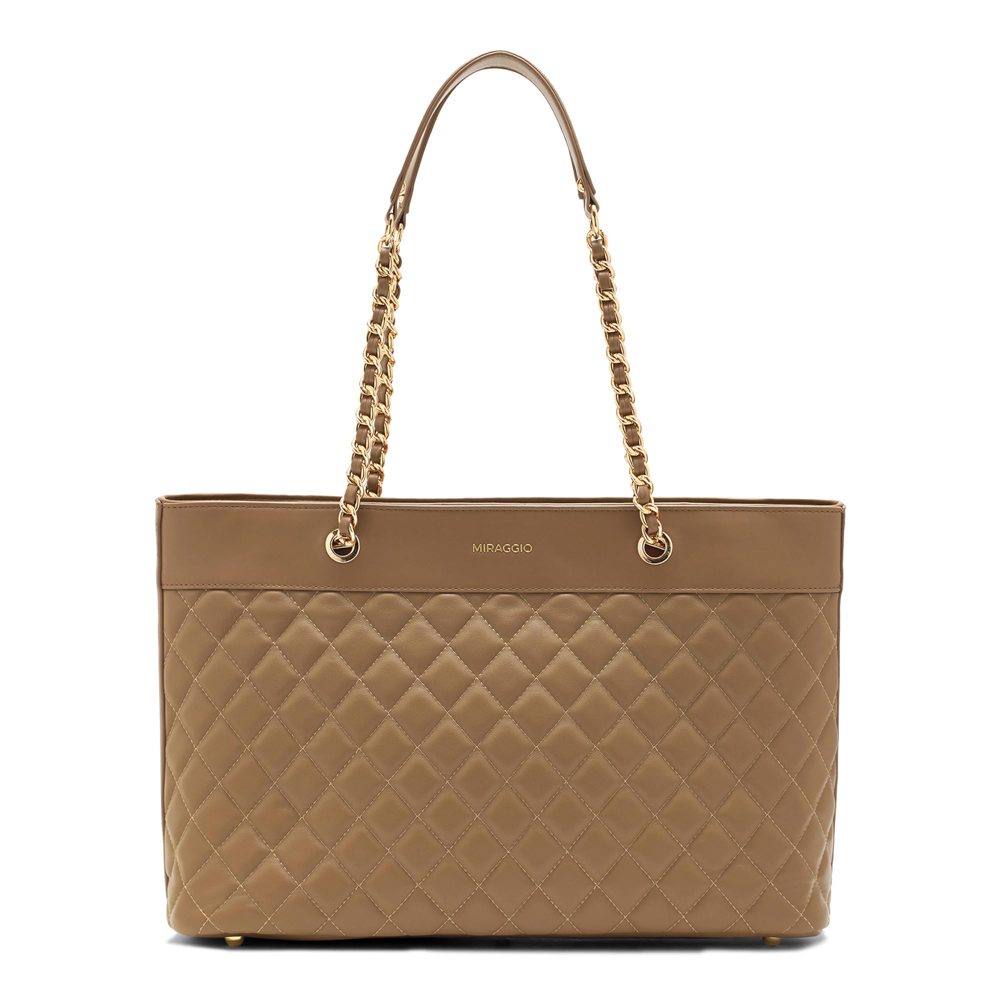 See full amazon price history chart for Miraggio Kaya Solid Quilted Tote Bag For Women, Brown Miraggio Kaya Solid Quilted Tote Bag For Women, Brown (B0CM9M69TY) Amazon Price History, Amazon Price Tracker