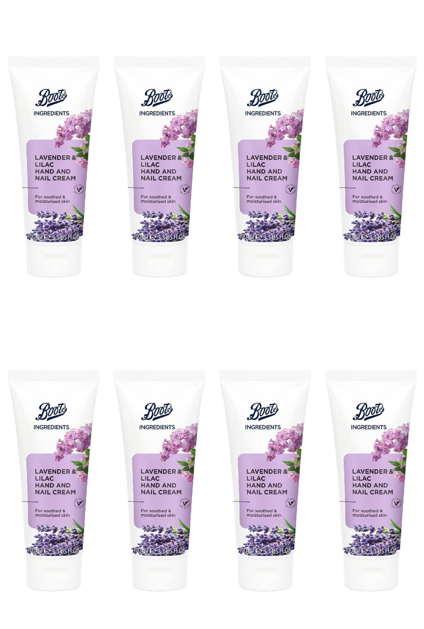 Boots Ingredients Lavender and Lilac Hand Cream 3.38 Fl Oz. (8)