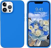Vista 11 de GUAGUA Compatible con iPhone 13 Pro Max Funda de Silicona Líquida de Gel Suave de Goma Delgada con Forro de Microfibra Textura de Cojín Cubierta