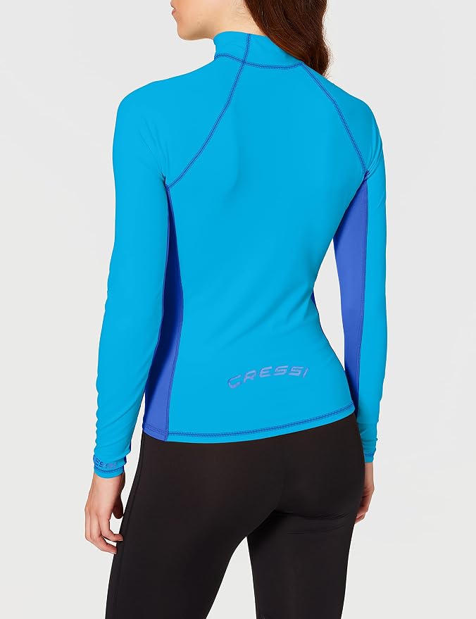 Rash Guard Femme Cressi Manches Longues - Protection UV50+ Néoprène