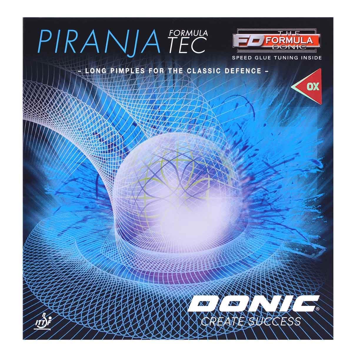 Donic Piranja Formula Tec Table Tennis Rubber, Color - Red-picture-19