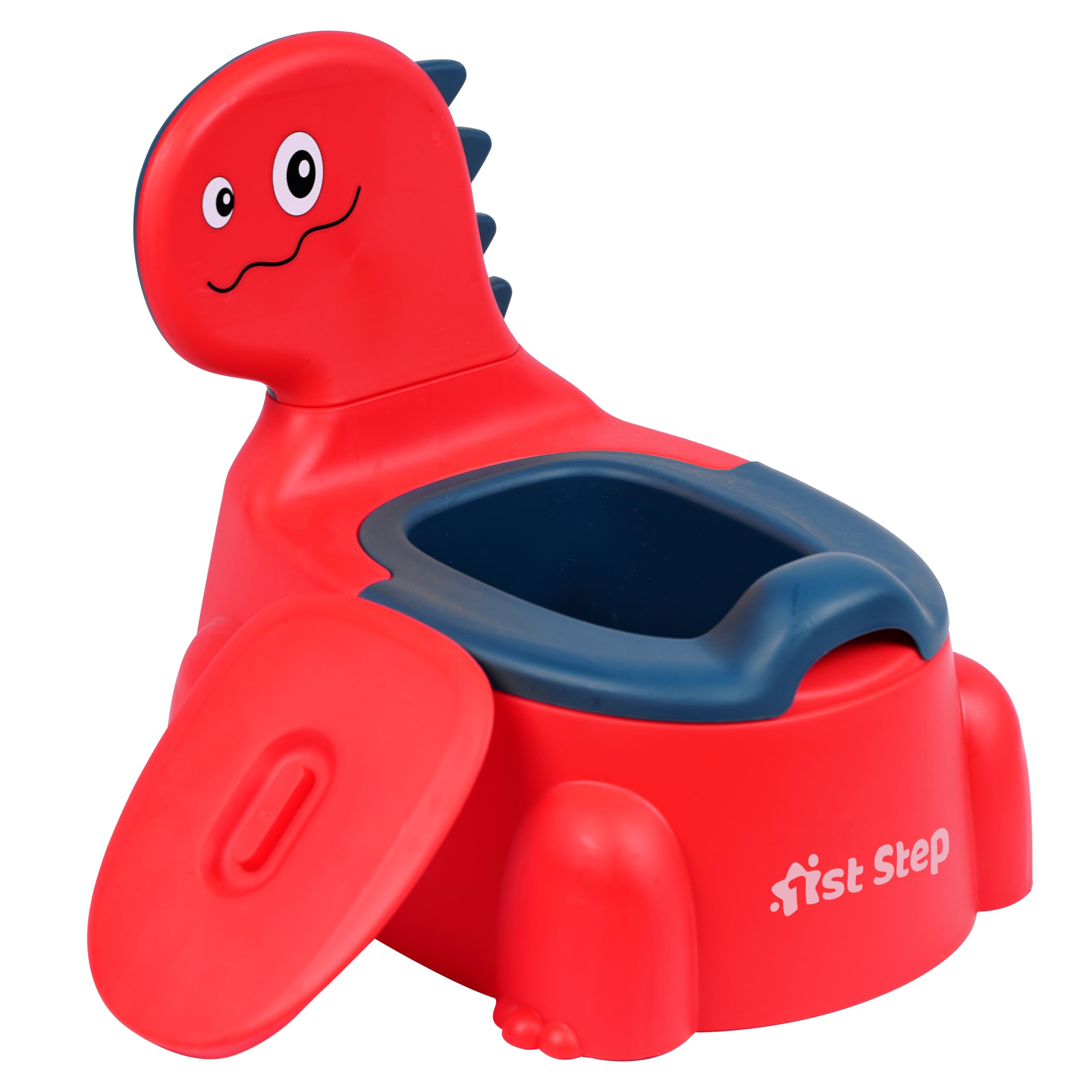 1st Step Baby Potty Seat/Potty Trainer Set Potty Box (Red)-picture-30