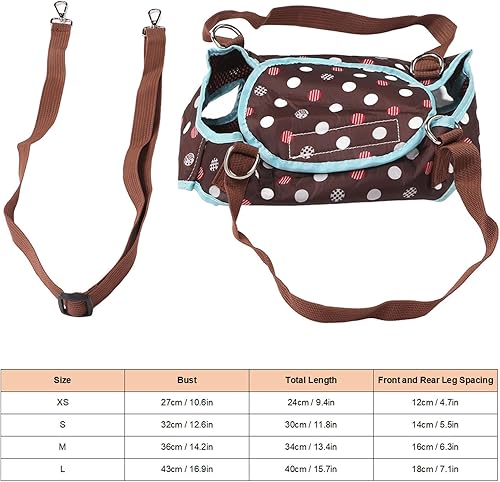 Miniatura 3 de Arnés de elevación para perros, soporte de cuerpo completo y eslinga de recuperación, chaleco de elevación de rehabilitación de mascotas, correas