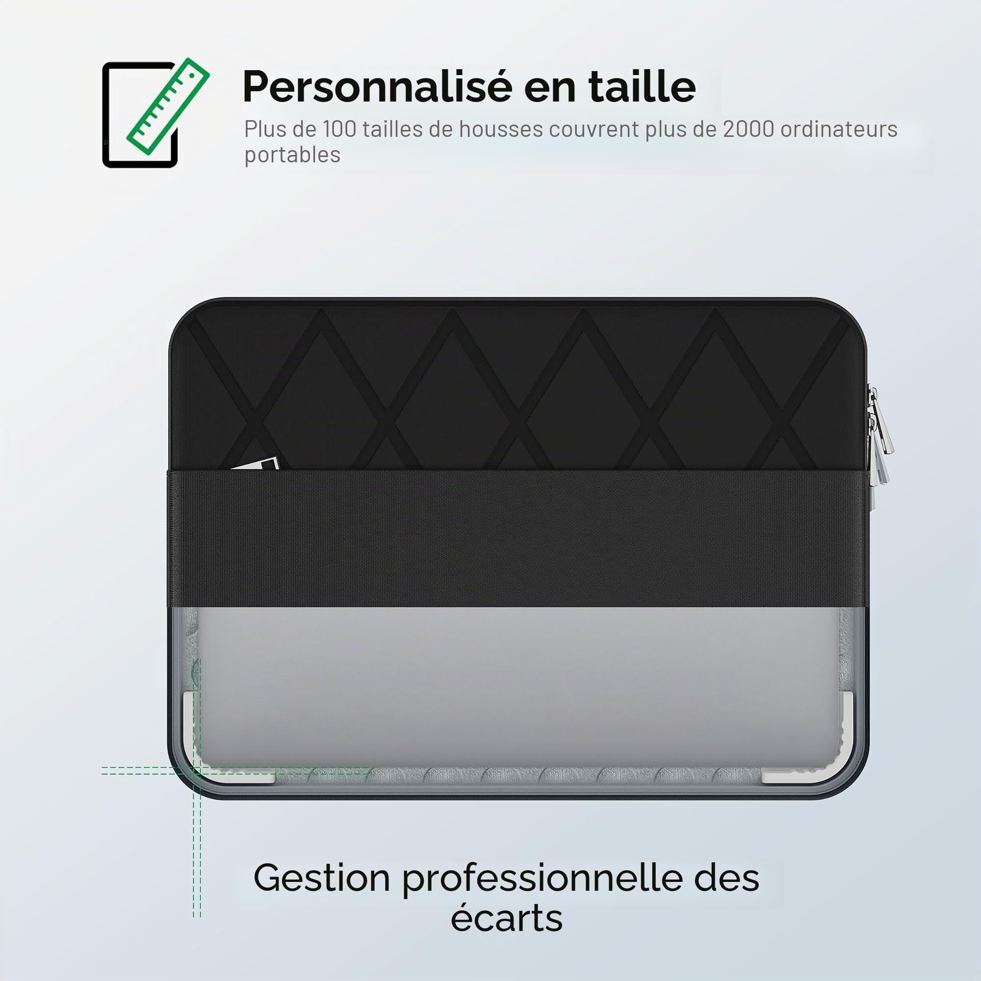 Smatree Housse pour ordinateur portable 17" pour LG gram 17 | Coque de protection LG avec poche pour accessoires, design breveté antichoc (E612)