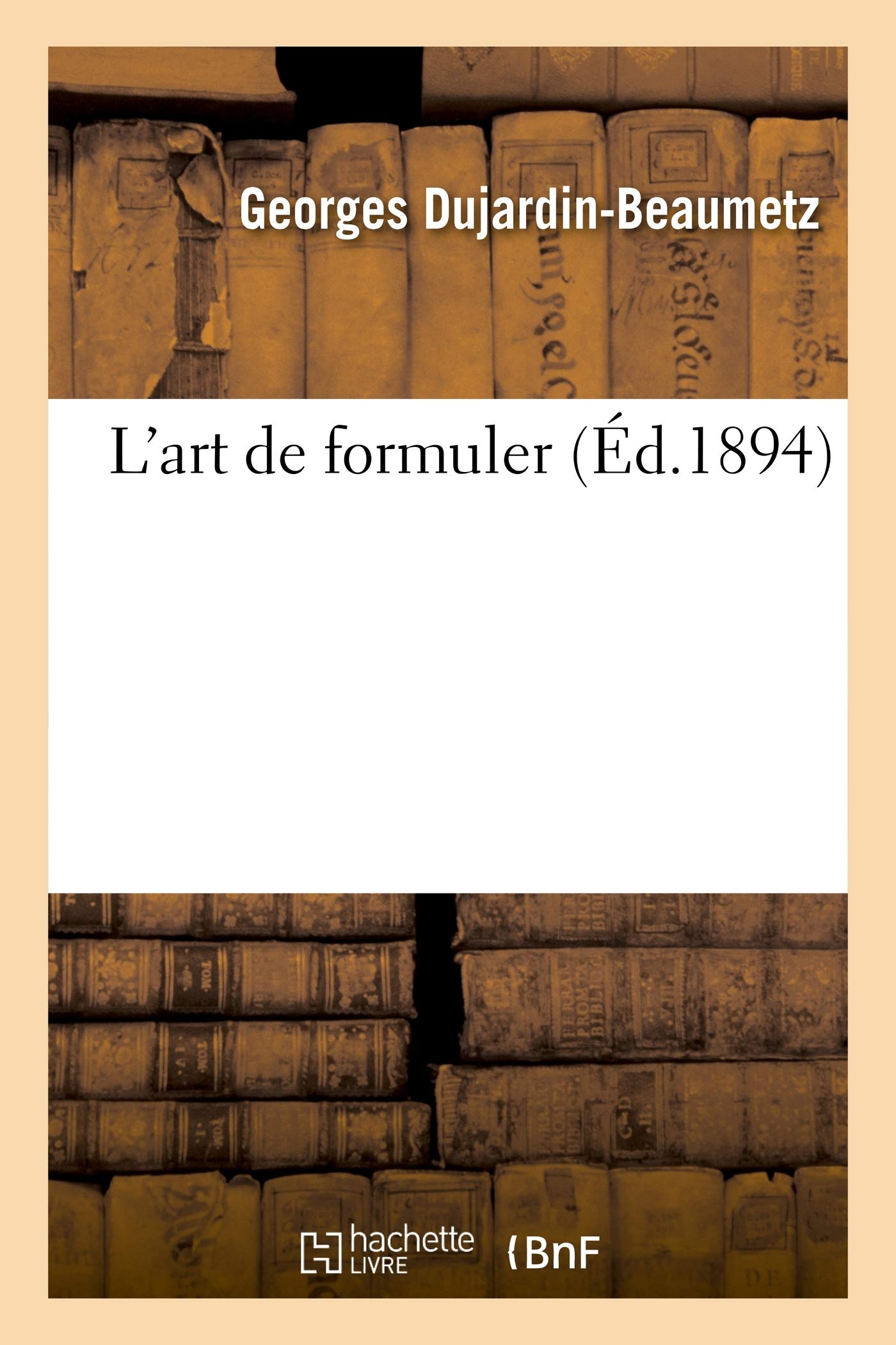 L'Art de Formuler (Sciences)