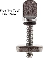 Vista 8 de SBS - Aleta de surf y SUP de 10 pulgadas, tornillo de aleta sin herramientas, aleta central de 10 pulgadas para longboard, tabla de surf