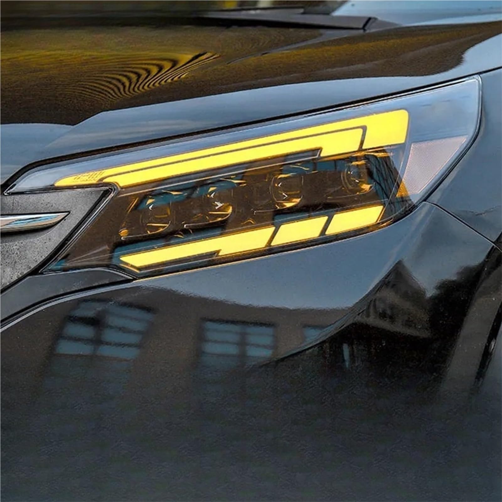 2 uds lámparas de coche compatibles for CRV 2012-2014 faros DRL luz de circulación diurna LED bombilla Bi Xenon luces antiniebla accesorio de coche CR-V lámpara de cabeza