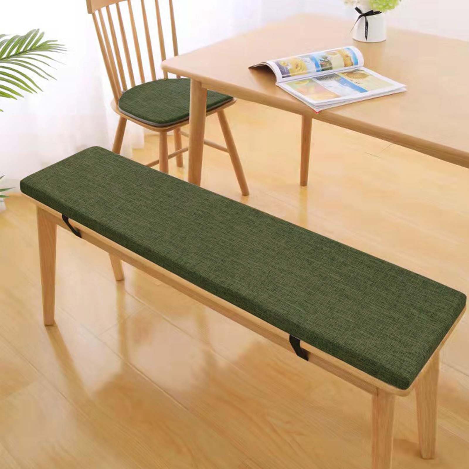 Coussin de banc de 120 cm pour soulager l'assise rigide en bois