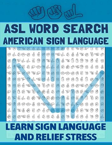 ASL Word Search American Sign Language: Fingerspelling puzzles with ...
